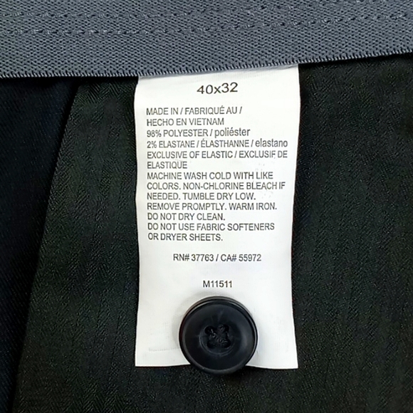 PGA Tour Men's Motionflux 360 Golf Pants Size 40×32 Black - Picture 4 of 11